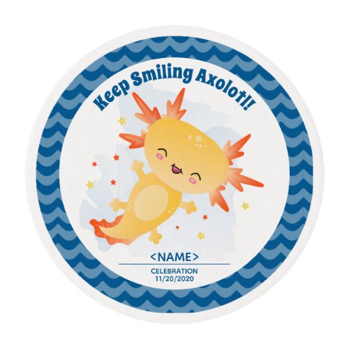Axolotl Edible Frosting Rounds