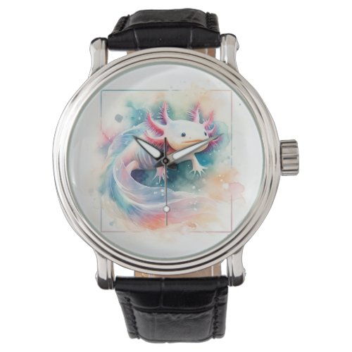 Axolotl Elegance AREF280 _ Watercolor Watch