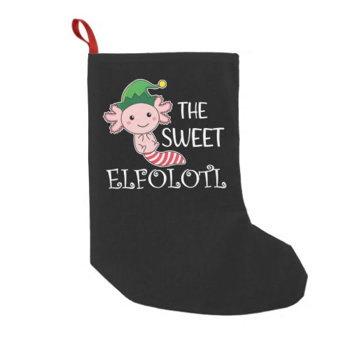 Axolotl Elf The sweet Elfoldert Animal Christmas A Small Christmas Stocking