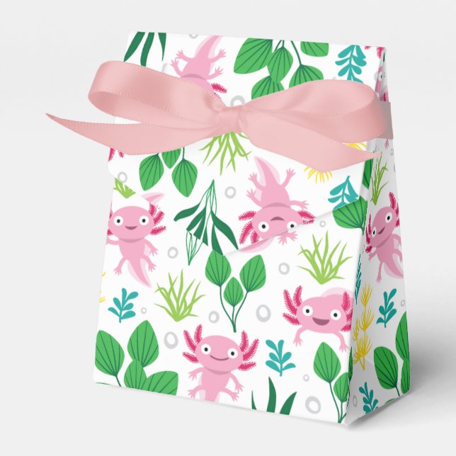 Axolotl Favor Boxes (Front Side)