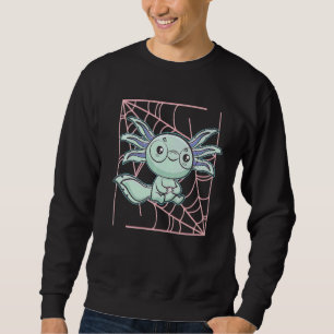 Axolotl Fish Playing Video Games Cute Gamesolotl G Sweatshirt