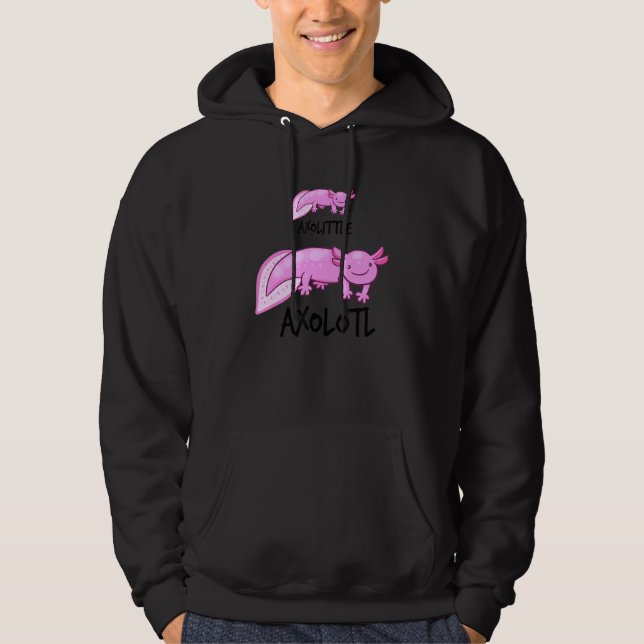 Axolotl  For Girls Boys Kids  Axolotl Axolitl Hoodie (Front)