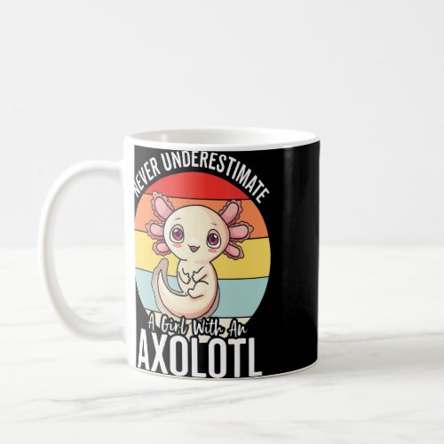 Axolotl  For Girls Women Retro 90s Axolotls  Coffee Mug