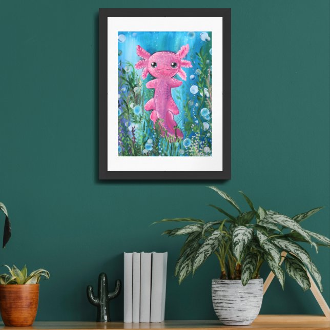 Axolotl Framed Art (Living Room 2)