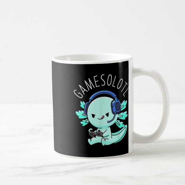Axolotl Gamer Anime Gifts Kawaii Boys Girls  Coffee Mug (Right)