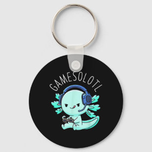 Axolotl Gamer Anime Gifts Kawaii Boys Girls Keychain