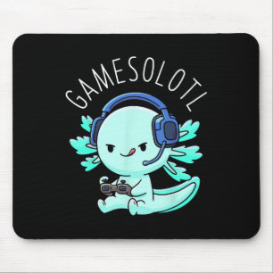 Axolotl Gamer Anime Gifts Kawaii Boys Girls Mouse Pad