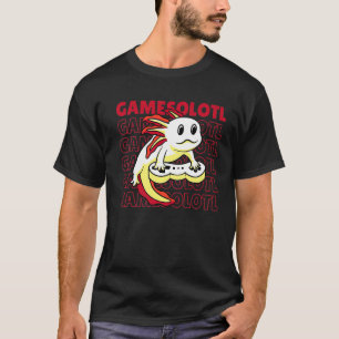 Axolotl  Gamer Video Games Cute Gaming T-Shirt