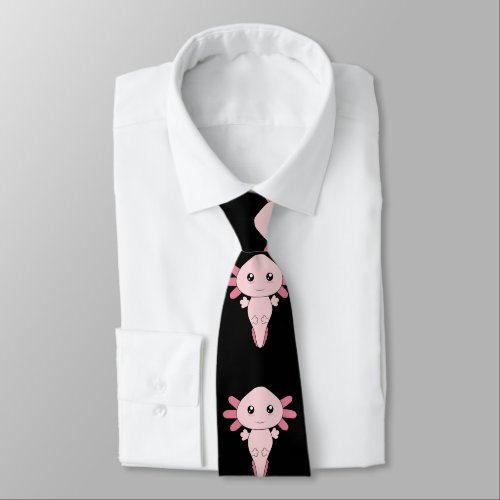 Axolotl Gamers Neck Tie Necktie