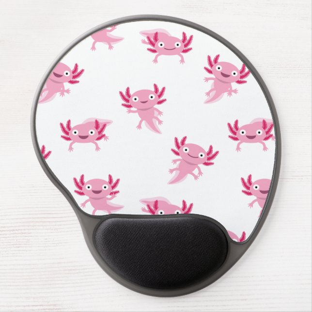 Axolotl Gel Mouse Pad (Front)