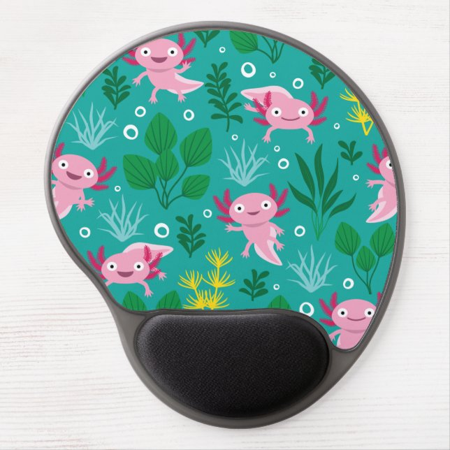 Axolotl Gel Mouse Pad (Front)