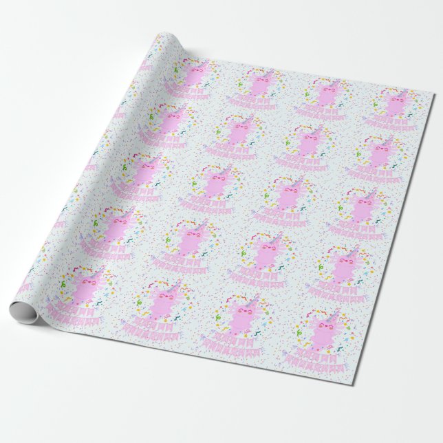 Axolotl gift wrap (Unrolled)