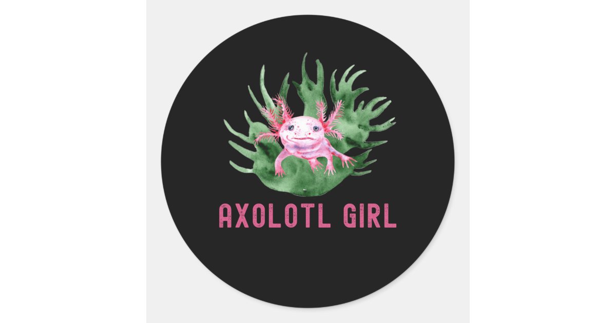 Axolotl Party Favor Stickers