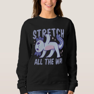 Axolotl Gym Inspiration Weightlifting Quote Workou Sweatshirt