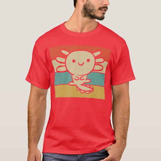 Axolotl Halloween Season Spooky Axolotl Lover Tric T-Shirt (Front)