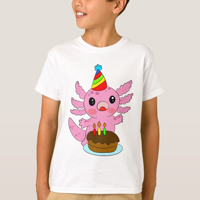 axolotl Happybirthday T-Shirt (Front)