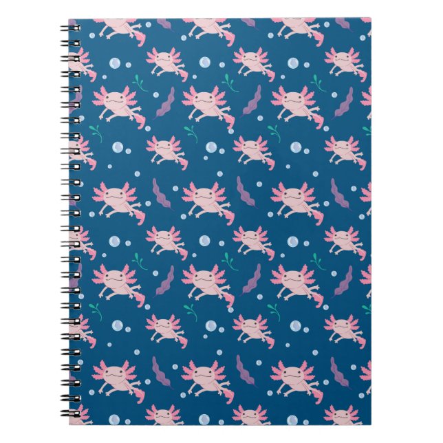 Axolotl illustration notebook (Front)