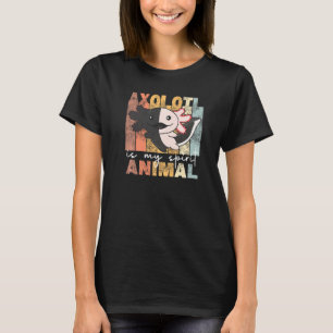 Axolotl Is My Spirit Animal Cute Axolotl Vintage T-Shirt