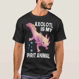 Axolotl Is My Spirit Animal Girls Kids Cute Axolot T-Shirt