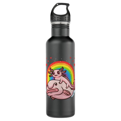 Axolotl Kawaii Blobfish Stainless Steel Water Bottle