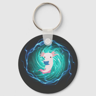 Axolotl keychain
