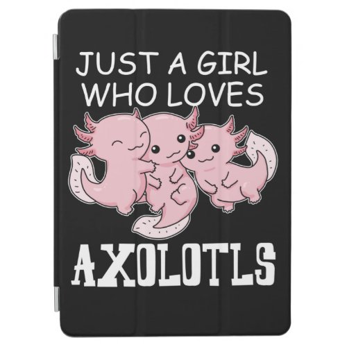 Axolotl Kids Kawaii Axolotl Gift Girls Axolotl iPad Air Cover