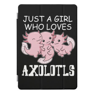 Axolotl Kids Kawaii Axolotl Gift Girls Axolotl iPad Pro Cover