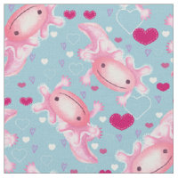 Axolotl Love pink and blue 