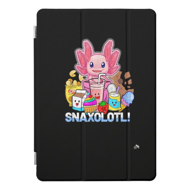 Axolotl Lover Snaxolotl Cute Snacks Axolotl iPad Pro Cover (Front)