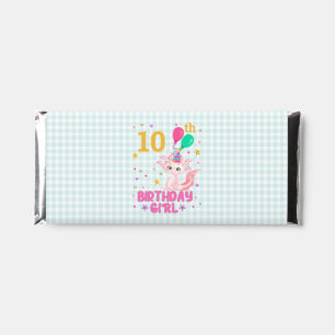 Axolotl Lovers Birthday Girl Salamander Amphibious Hershey Bar Favors