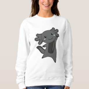 Axolotl Lovers Cute Animals For Kids Pink Sweatshirt