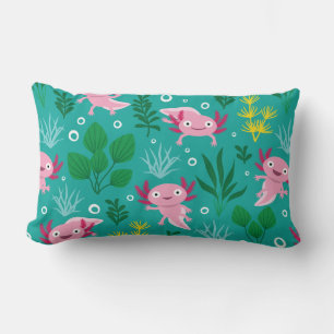 Axolotl Lumbar Pillow