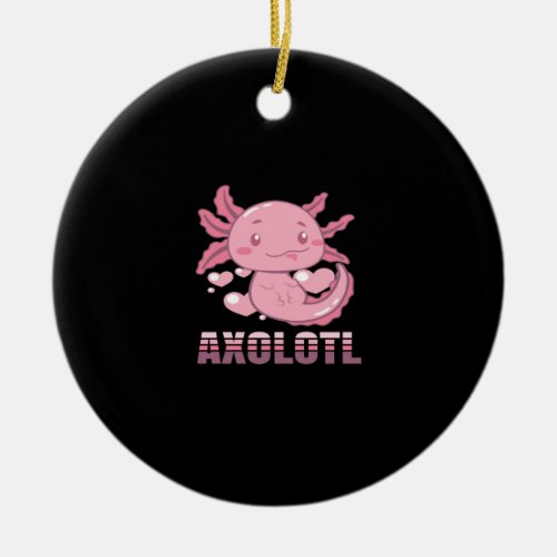 Axolotl Lurch Terrarium  Cute Animal  Pet Lovers Ceramic Ornament