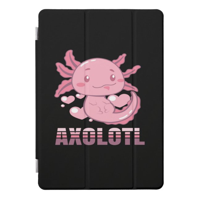 Axolotl Lurch Terrarium | Cute Animal | Pet Lovers iPad Pro Cover (Front)