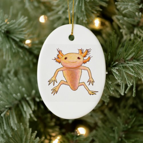 AXOLOTL mascotte Ceramic Ornament