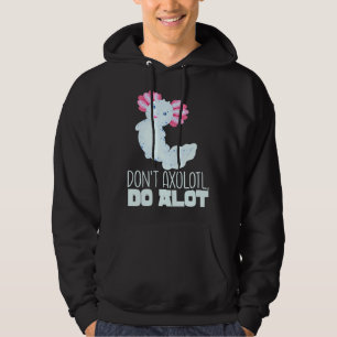 Axolotl Meme Endangered Mexican Salamander Kids Hoodie