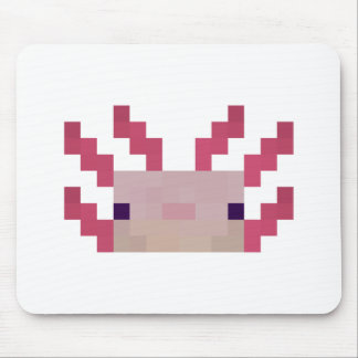 Axolotl Minimal Pixel Mouse Pad