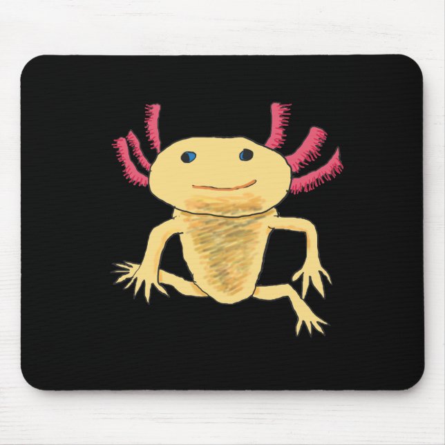 Axolotl Mouse Pad (Front)