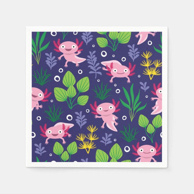 Axolotl Napkins (Front)