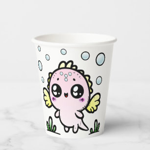 Axolotl Paper Cups