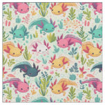 Axolotl Pattern Fabric
