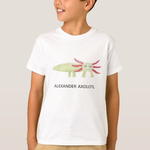 Axolotl Personalized T_Shirt