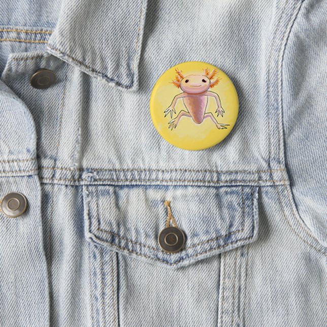 aXolotl Pinback Button (In Situ)