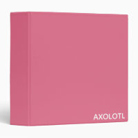 Axolotl pink color name