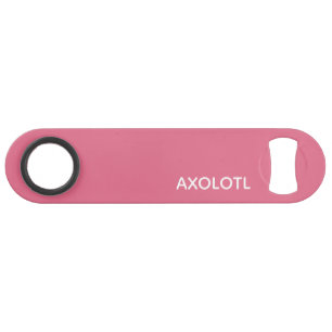 Axolotl pink color name bar key