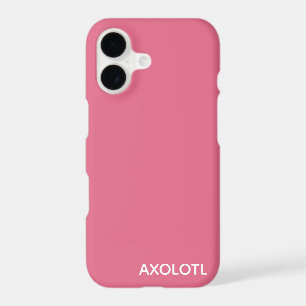 Axolotl pink color name iPhone 17 case