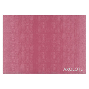 Axolotl pink color name cutting board
