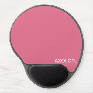 Axolotl pink color name gel mouse pad