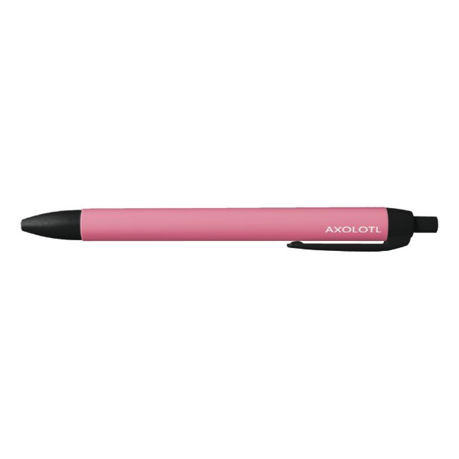 Axolotl pink color name pen (Bottom)
