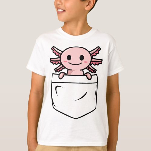  Axolotl_pocket_illustration T_Shirt